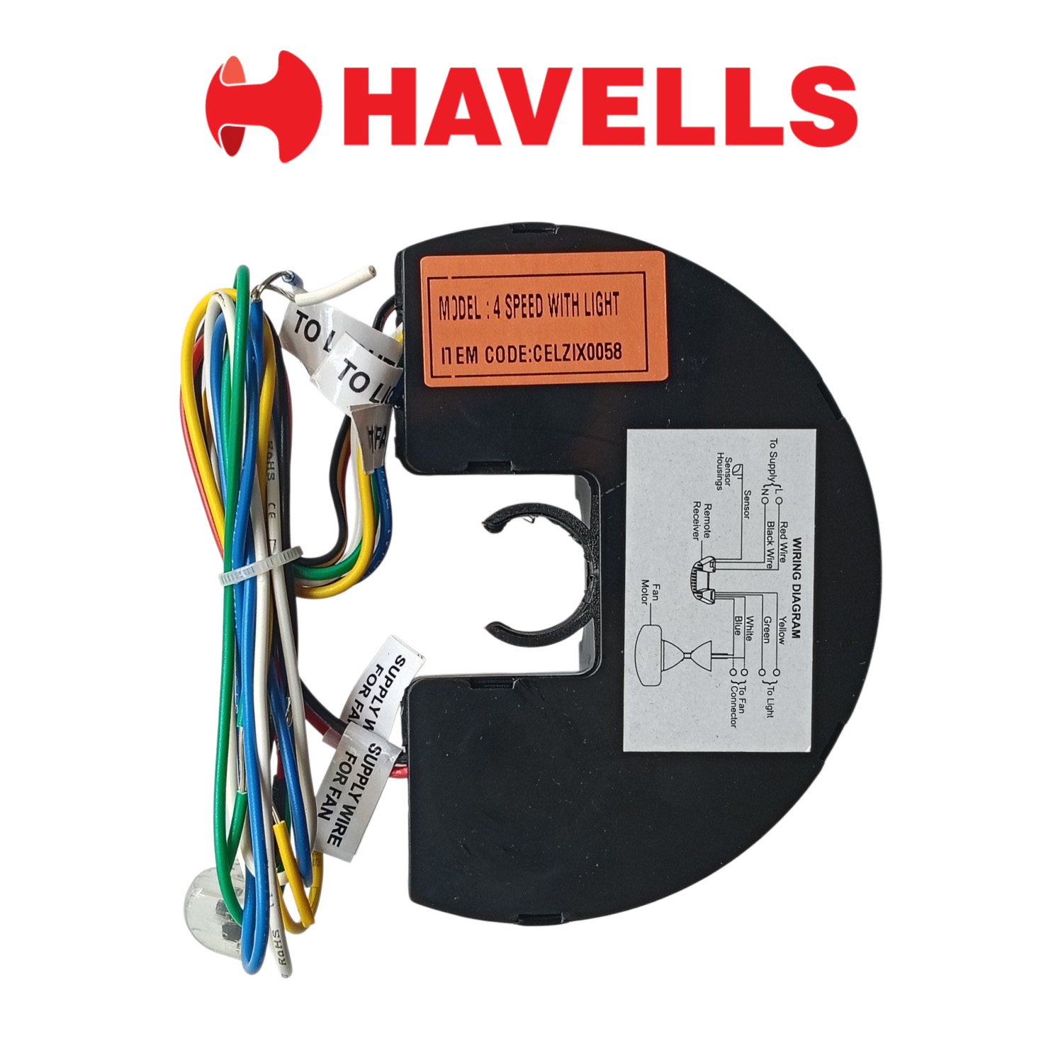 Havells Four Speed Fan PCB Assambly With Remote Set 02
