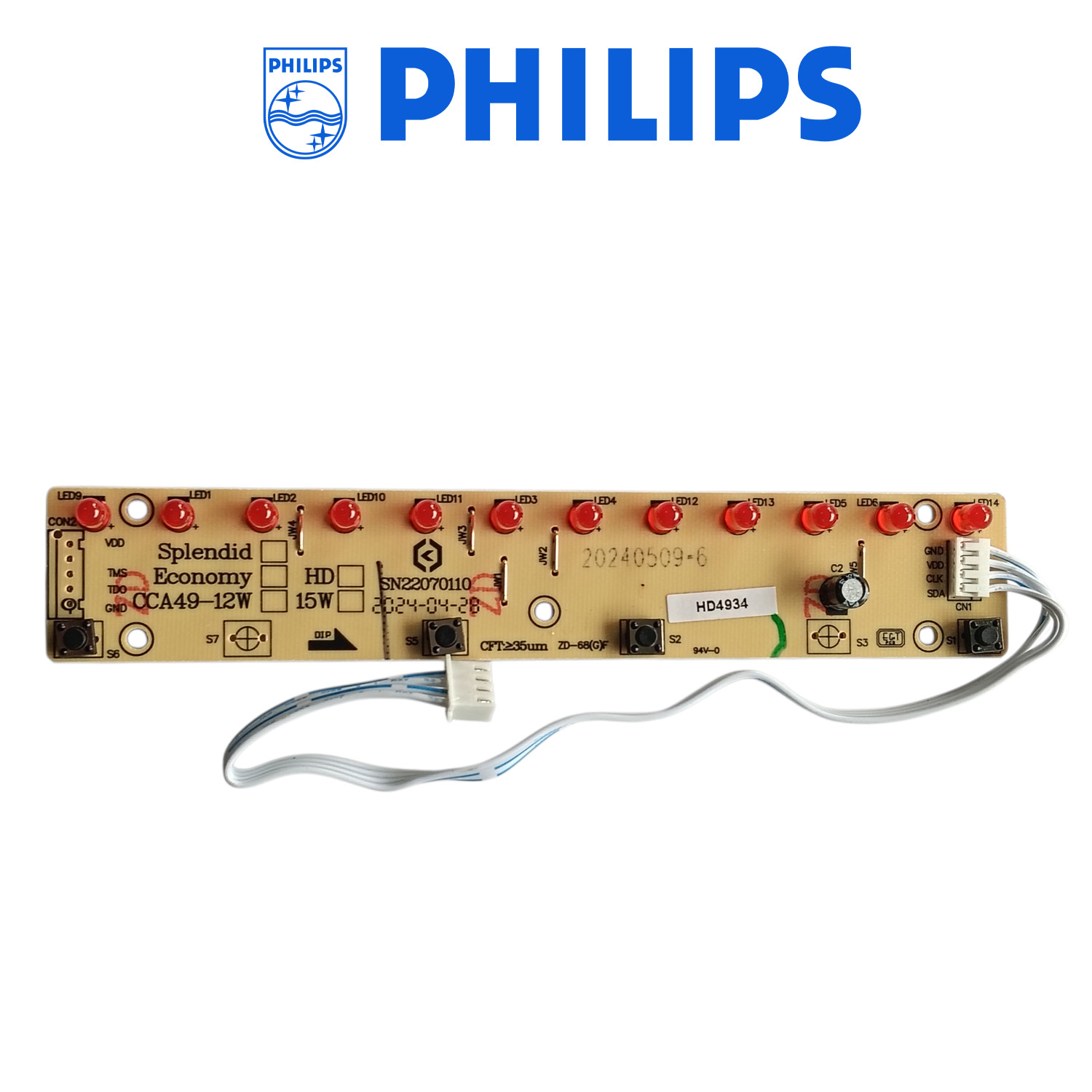 Philips Induction Display PCB 1300W HD 4934 02
